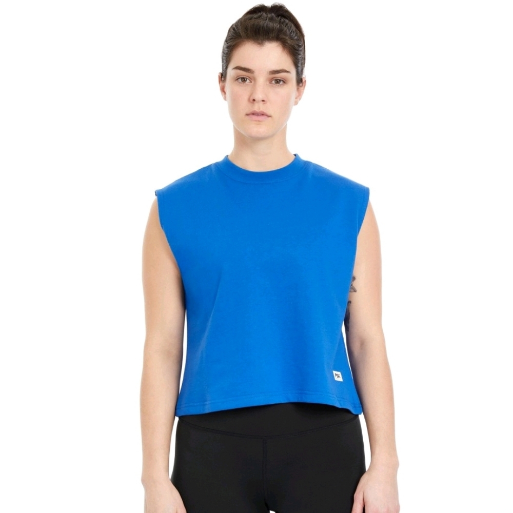 PSK Collective Terry Sleeveless Tee Size XXLarge Color Royal NWT